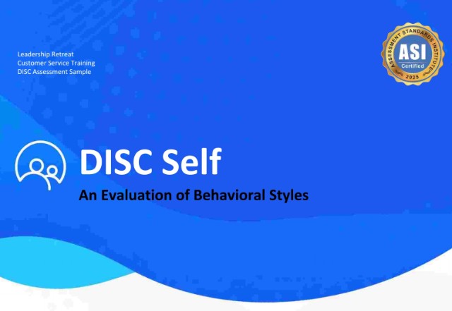 DISC Self Evaluation